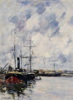 尤金 佈丹 A Corner of the Deauville Basin 尤金 佈丹 A Corner of the Deauville Basin